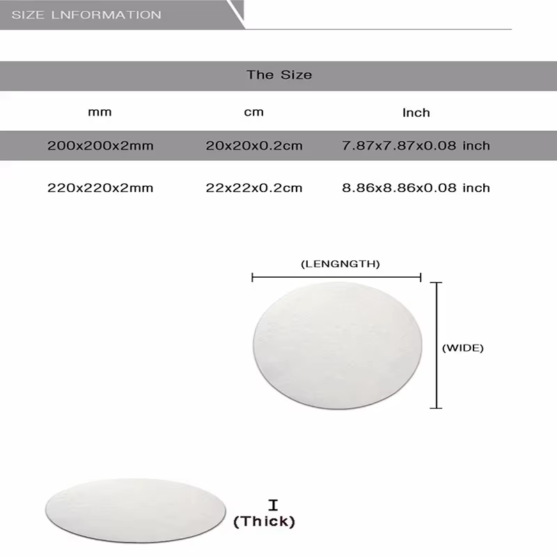 Tapis de souris rond personnalisé bricolage