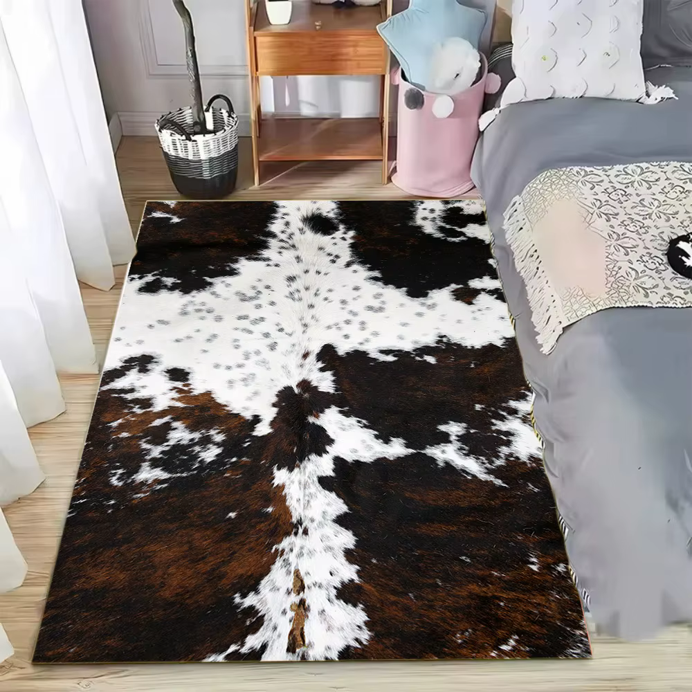 Tapis de sol à motif de fausse peau de vache