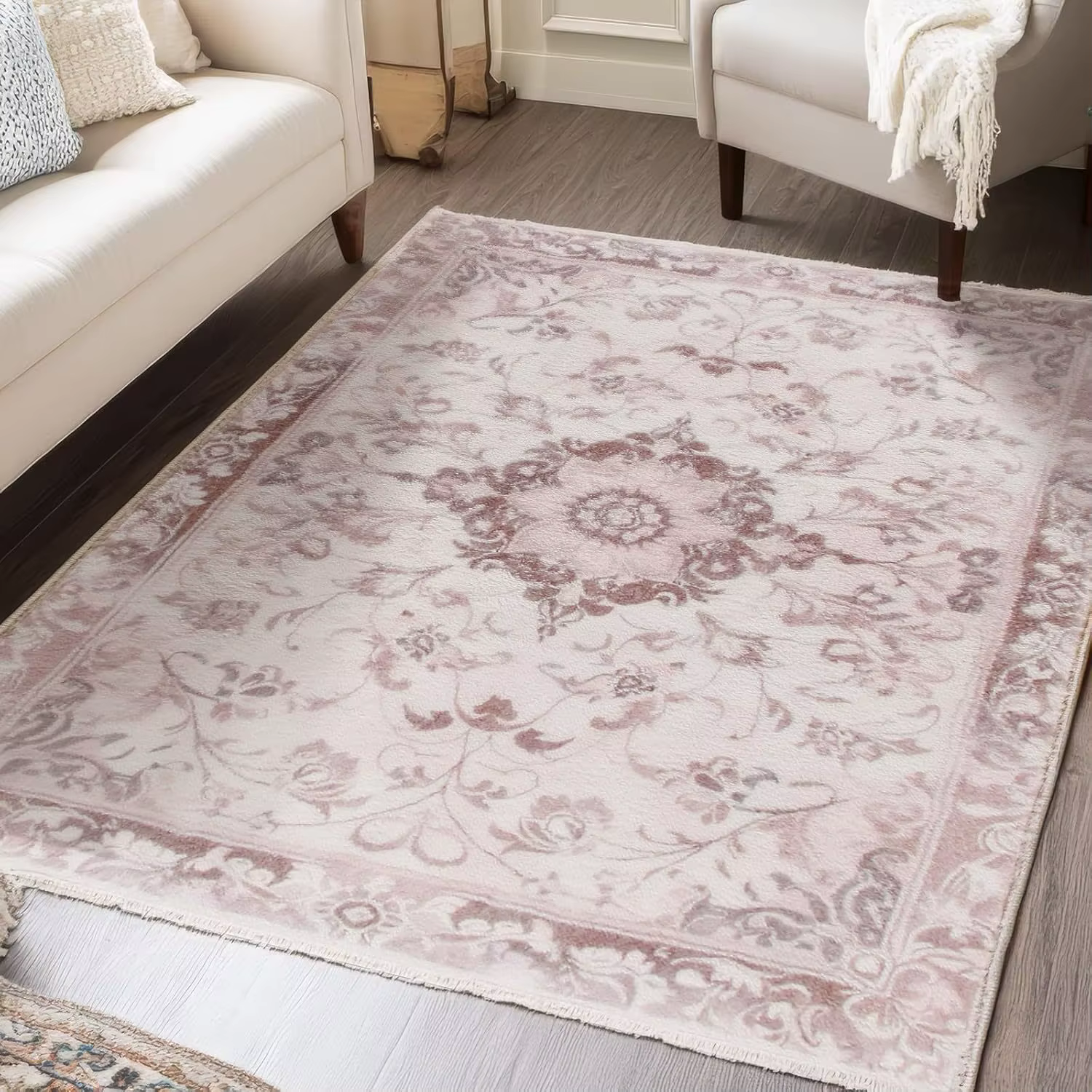 Tapis bonhomme de neige de noël pour salon