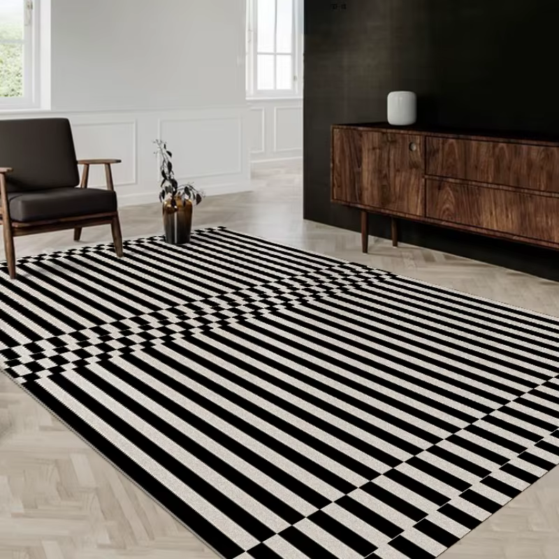 Tapis de luxe léger pour chambre à coucher