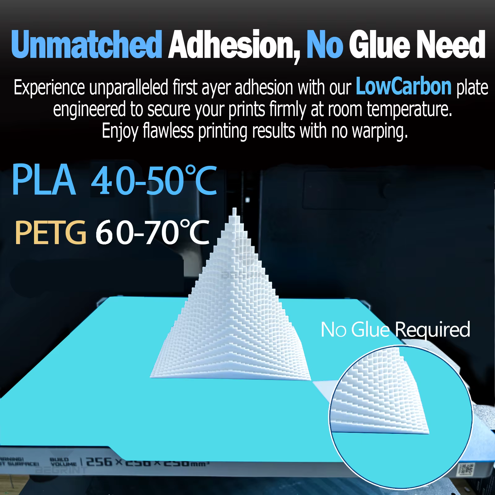 Plaque de refroidissement Glacier pour Bambu Lab H2D H2S A1 P1 X1C P2S H2C, plaque de construction froide pour Anycubic Kobra S1, Creality K1, Ender 3, Kobra 3