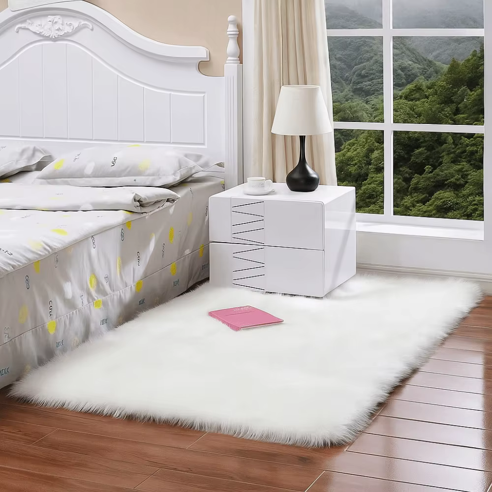 Tapis décoratif doux et moelleux