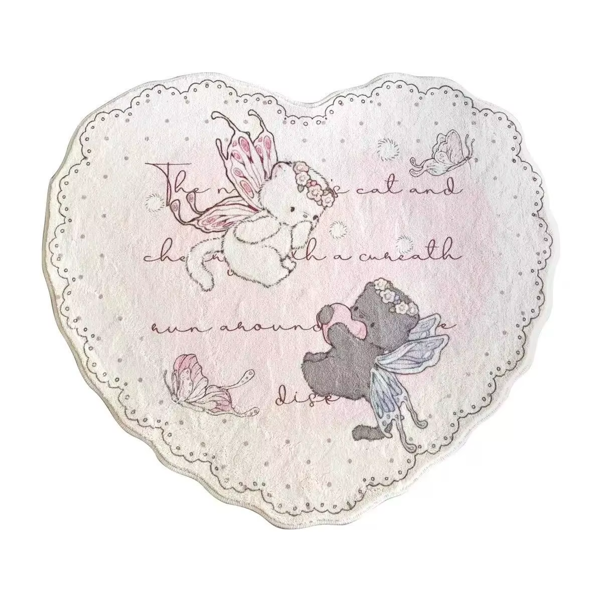 VIKAMA Tapis de chevet pour filles