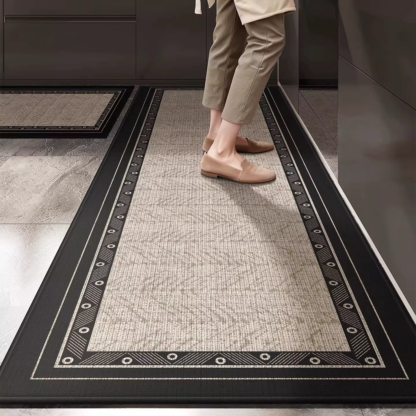 Tapis de sol de cuisine long antidérapant