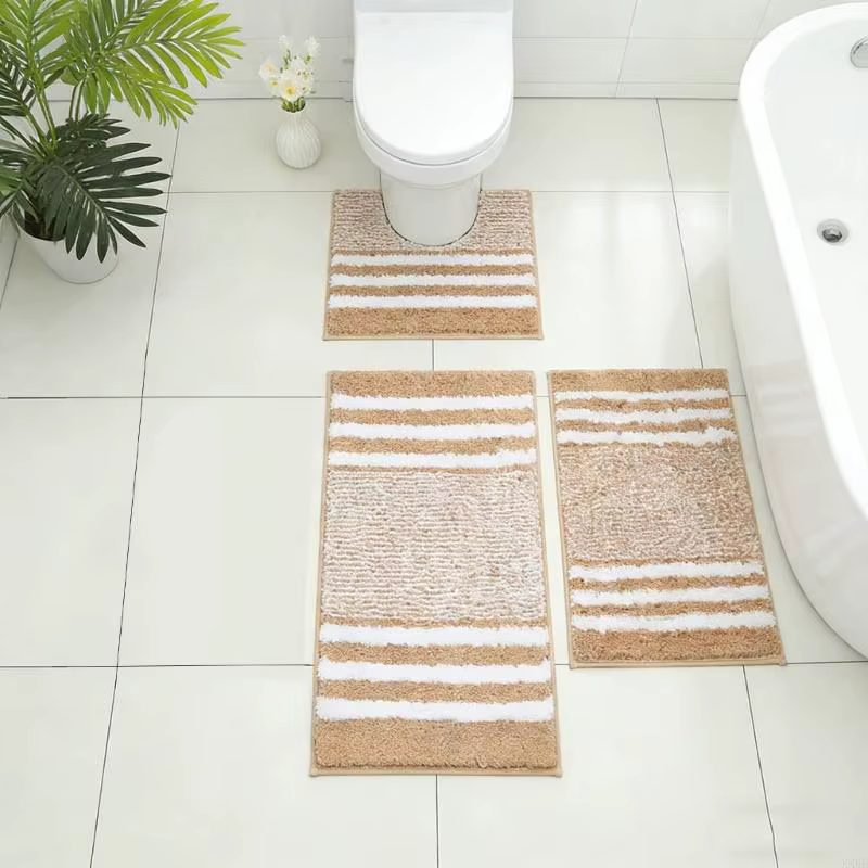 Ensemble tapis salle bain lavable
