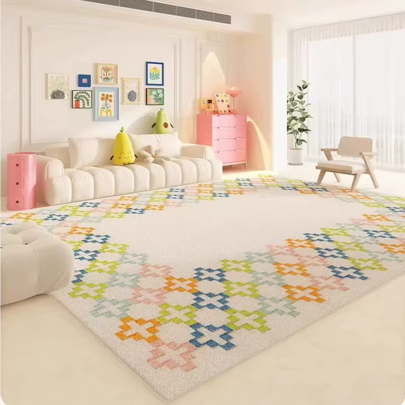 Tapis couleur Dopamine pour chambre à coucher
