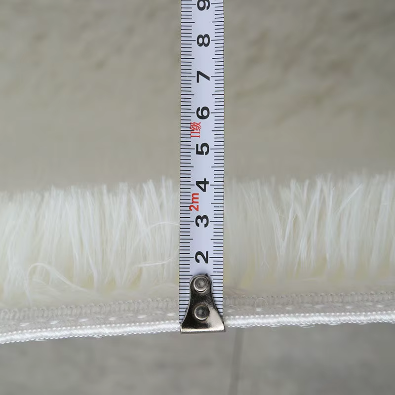Tapis de hall moelleux blanc