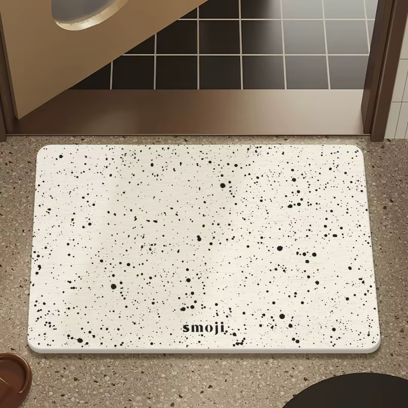 Tapis d'entrée VIKAMA en terrazzo moucheté moderne