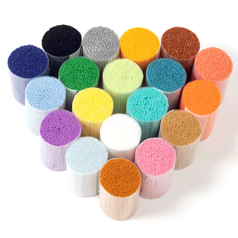 Dessin animé Panda grand loquet crochet tapis kits