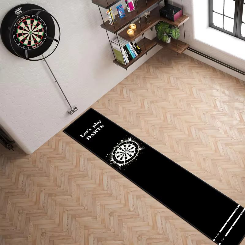 Tapis de fléchettes professionnel antidérapant pour salle de jeux et décoration de bar