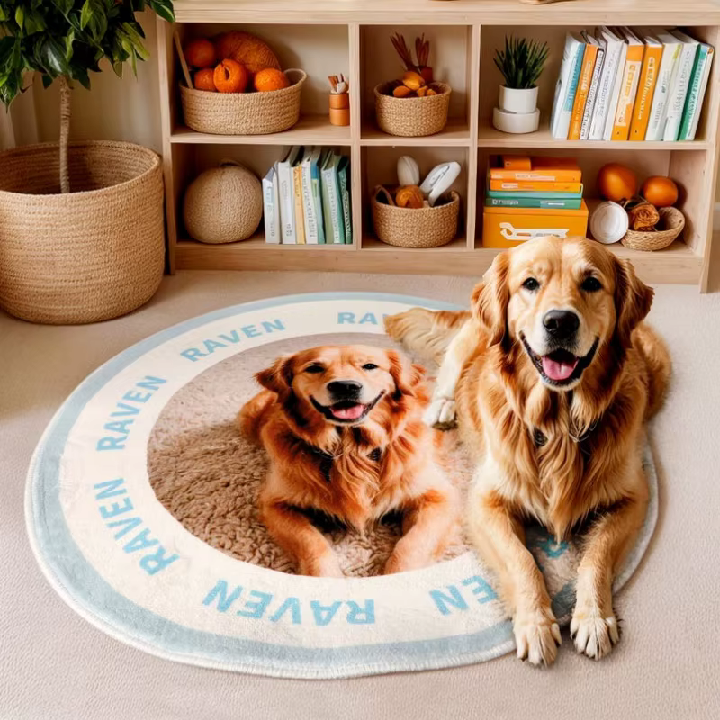 Tapis Photo personnalisé avec nom de Photo
