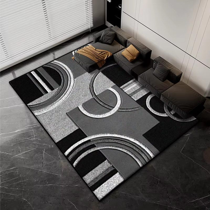 Tapis de luxe abstrait nordique