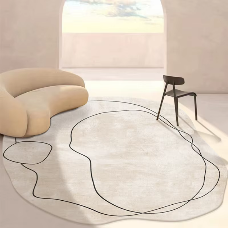 Tapis irrégulier de Style Ins pour décoration de salon