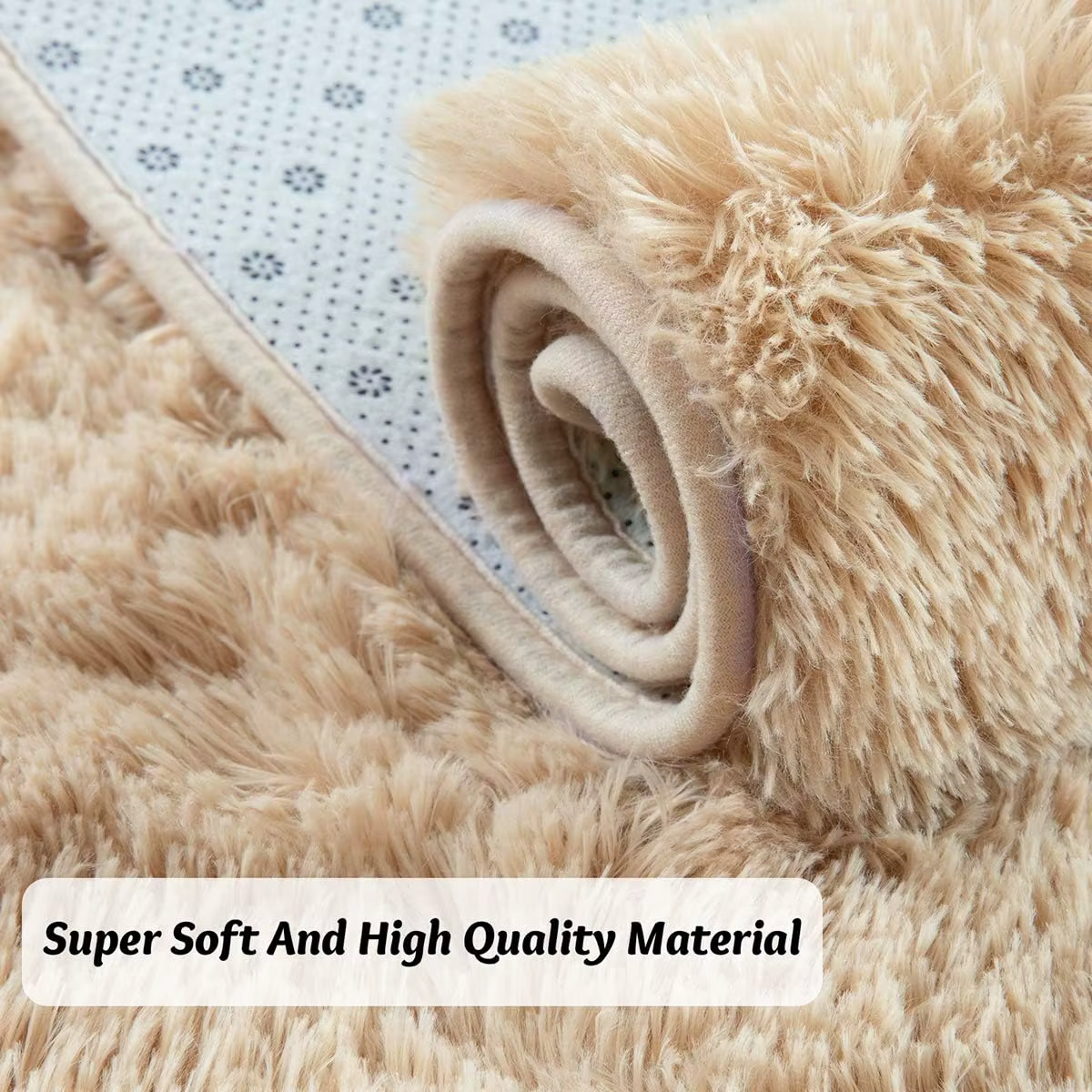 Tapis en peluche doux pour chambre d'enfants