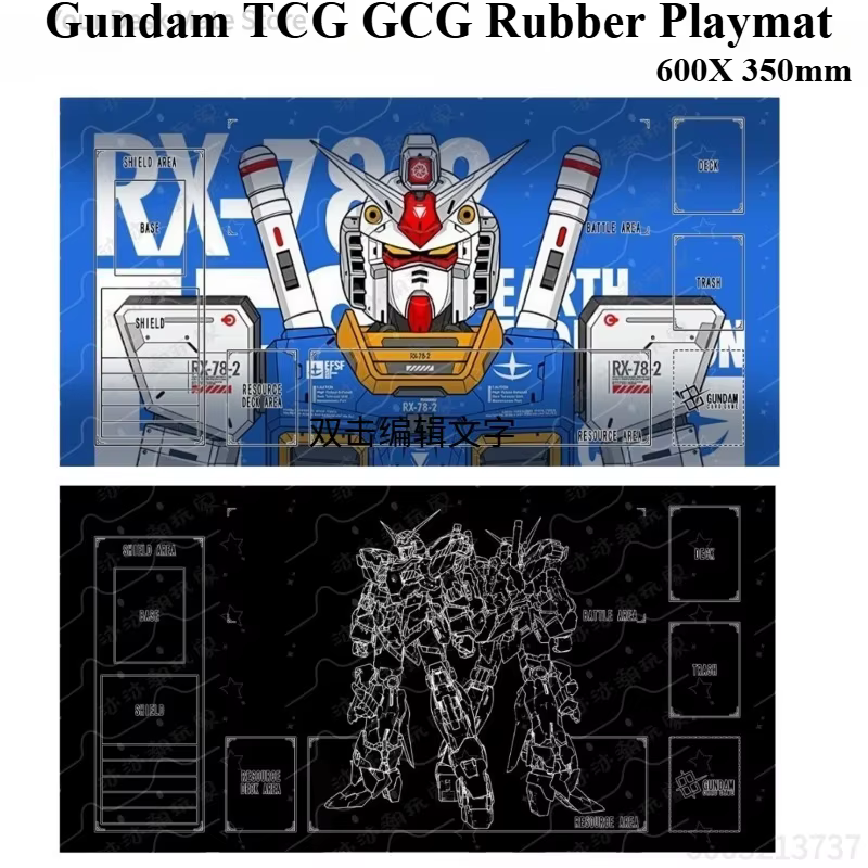 Tapis de jeu en caoutchouc personnalisé Hot Gundam TCG GCG