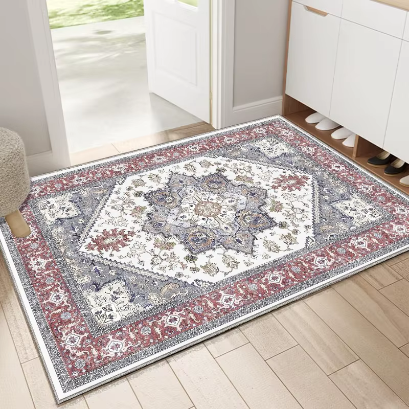 Tapis de porte à motif géométrique persan Boho