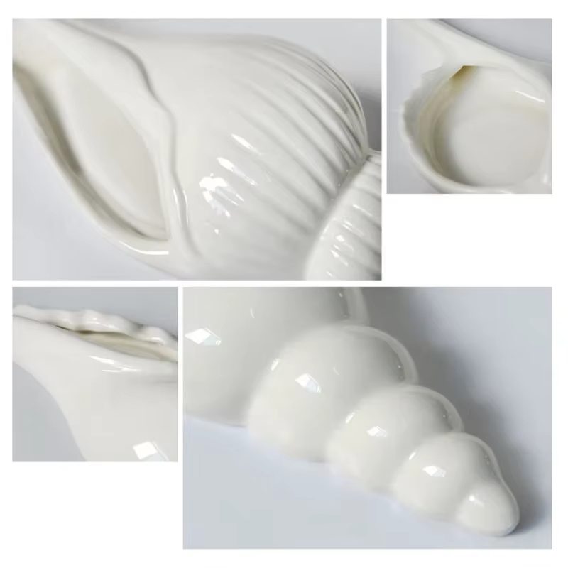 Décoration Murale Créative Coquillages et Étoiles de Mer pour la Maison, la Chambre et le Salon – Vase Suspendu Thème Nautique