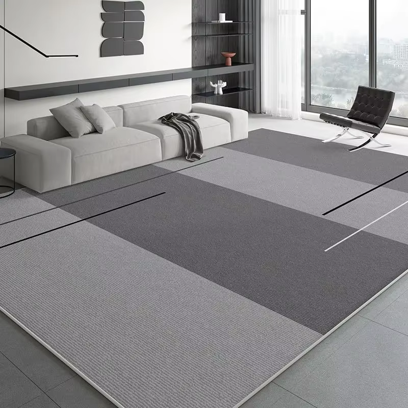 VIKAMA Tapis ton gris haut de gamme – Résistant à la saleté et antidérapant