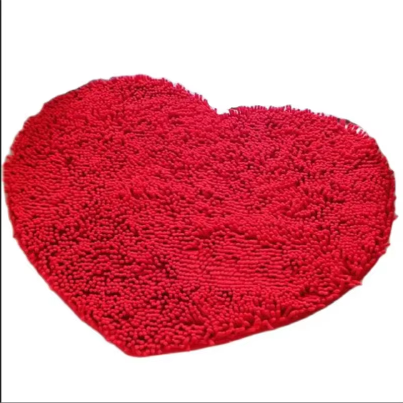 1 pièces produits de décoration pour la maison moelleux rouge amour coeur chambre tapis